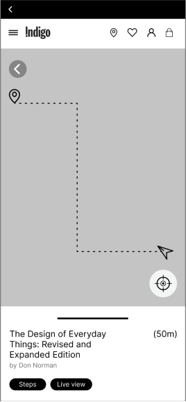 Medium fidelity screen deign, step #3