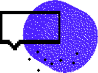 Graphic of a speech bubble